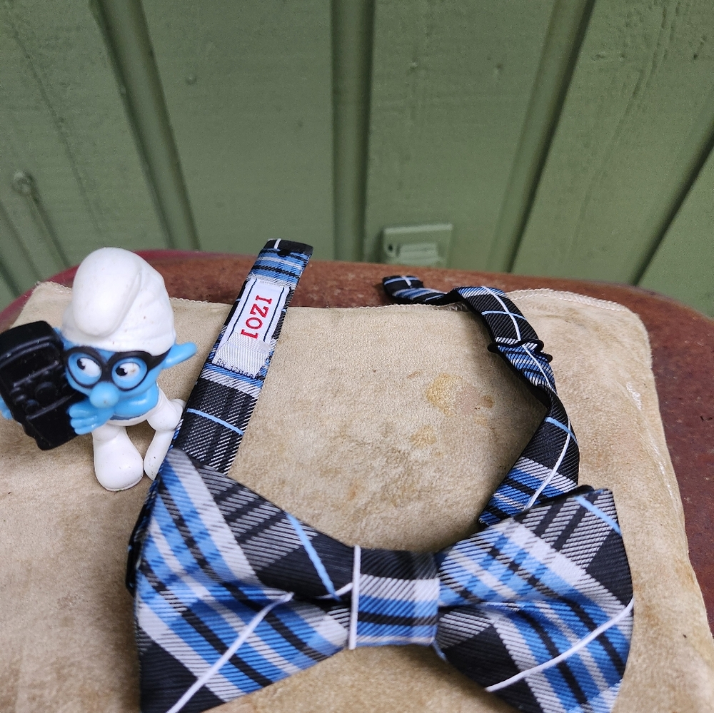 IZOD Bow Tie Blue Plaid BN
